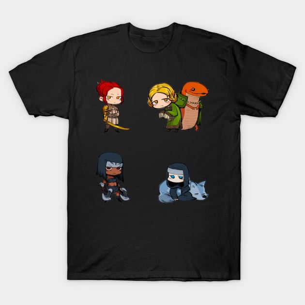 Chibi Elden Ring T-Shirt by hidexmian